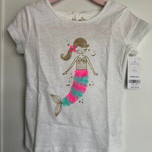NWT Mermaid CARTER'S T-shirt Sizes 2T/3T/5T